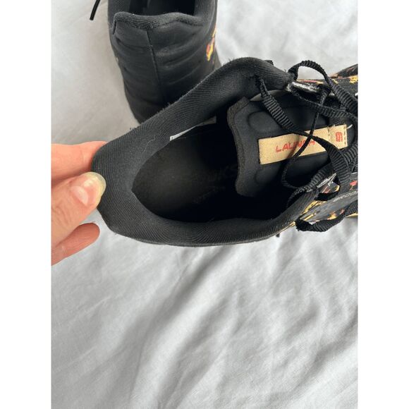 Women's Brooks Leopard Print Launch Sneakers Size 9 Black/Yellow - Picture 4 of 9